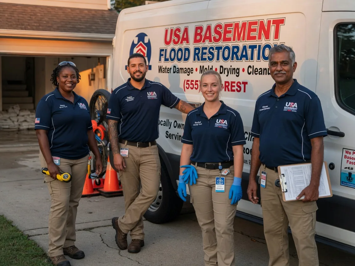 Basement Flood Cleanup company in Petroleum, IN